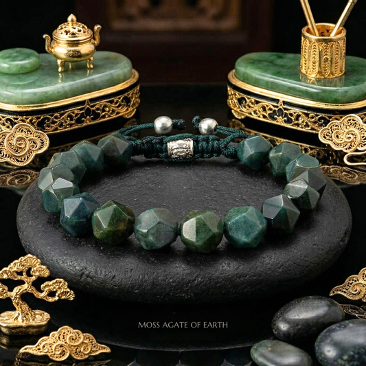 Verdant Peace - Moss Agate of Earth