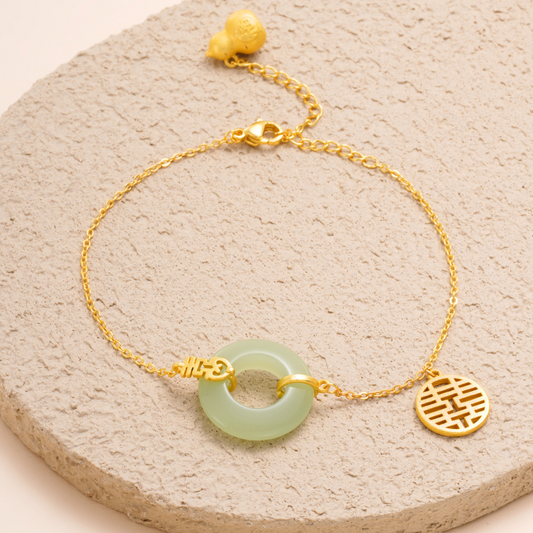 Celestial Shield – Divine Moon Jade Protection Bracelet