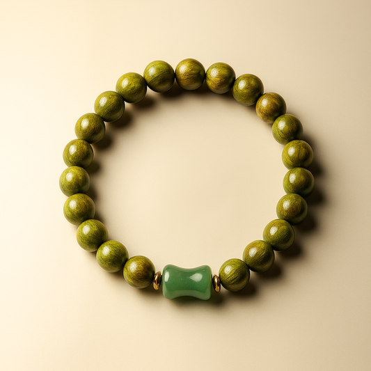 Verdant Resonance – Bracelet of Eternal Poise