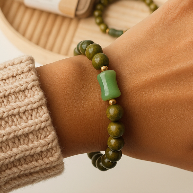 Verdant Resonance – Bracelet of Eternal Poise