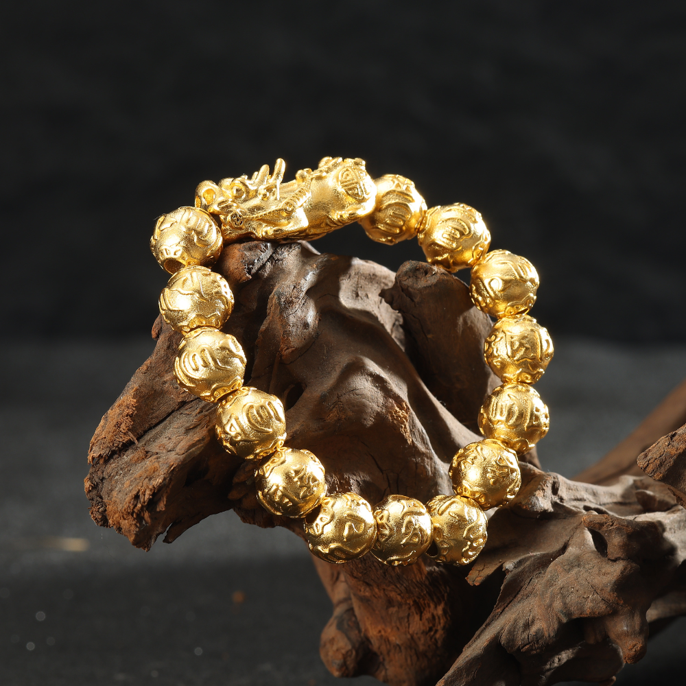 Dragon's Wealth Gold Pixiu Bracelet