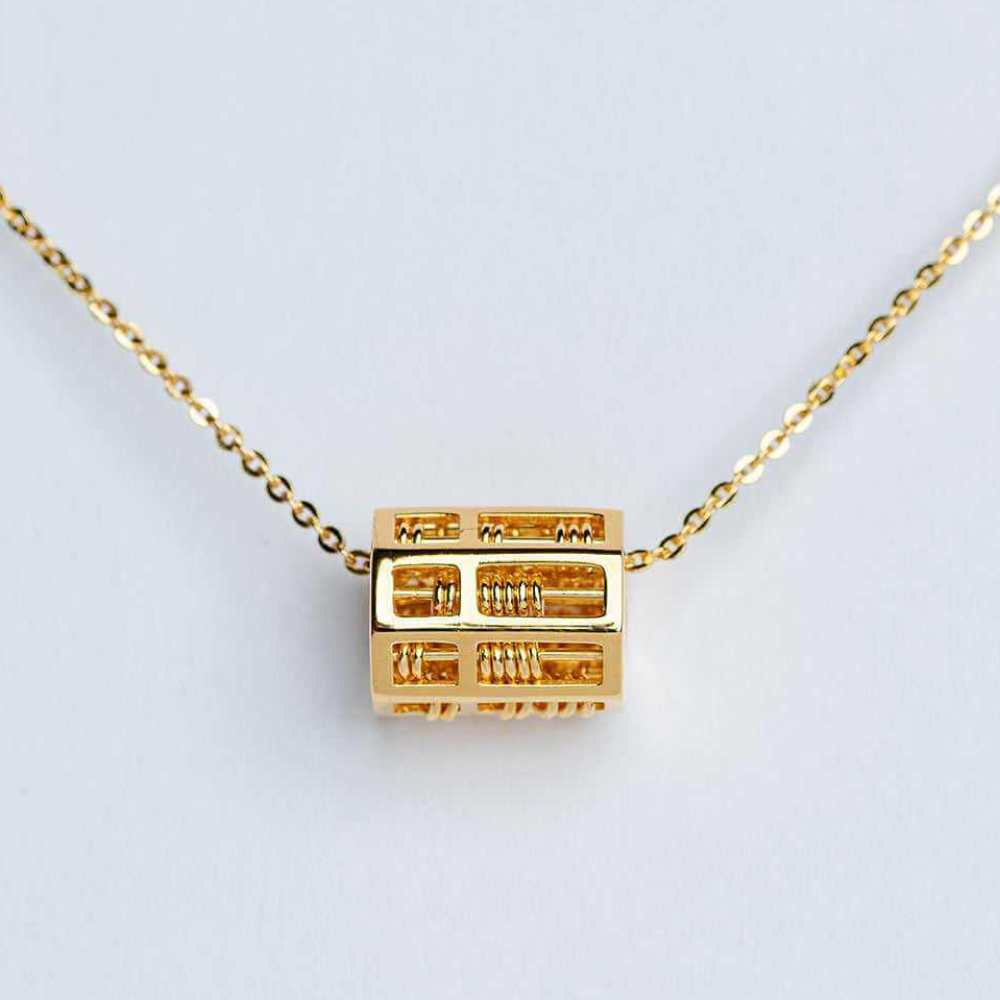 Tang Dynasty Abacus Necklace