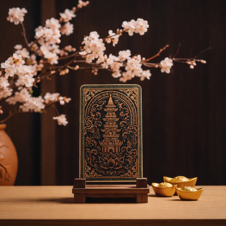 Gold Protection Talisman - Mandala Bastion