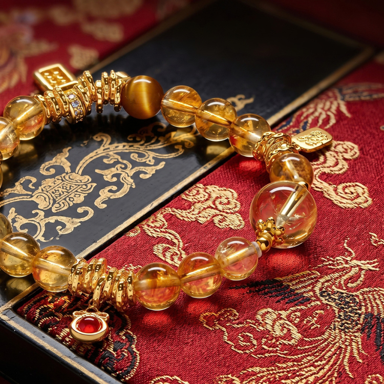 The Golden Harvest Charm Bracelet