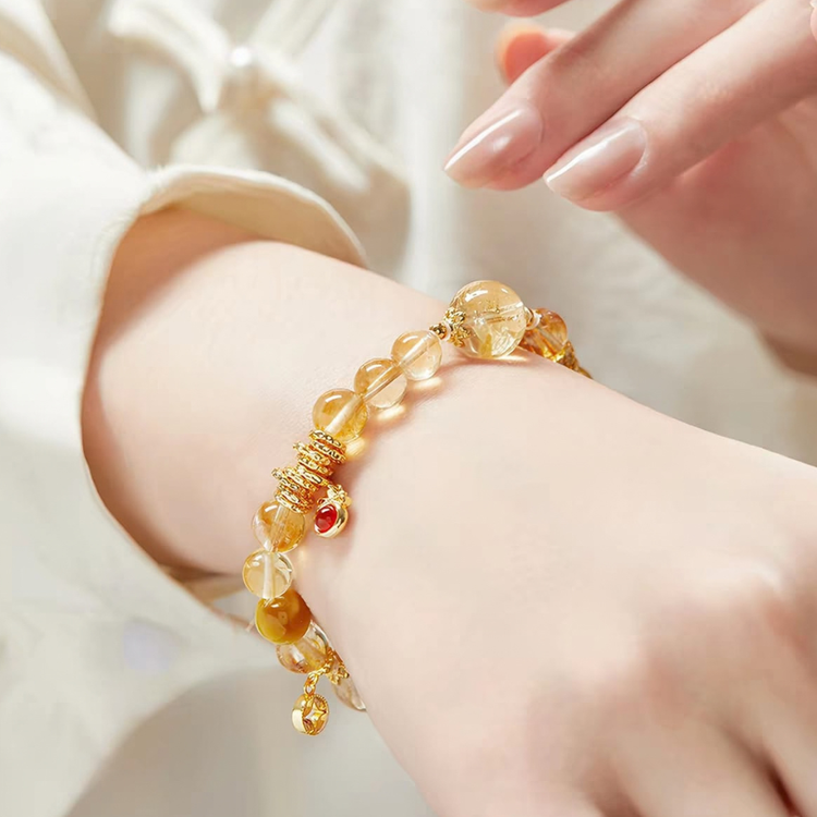 The Golden Harvest Charm Bracelet