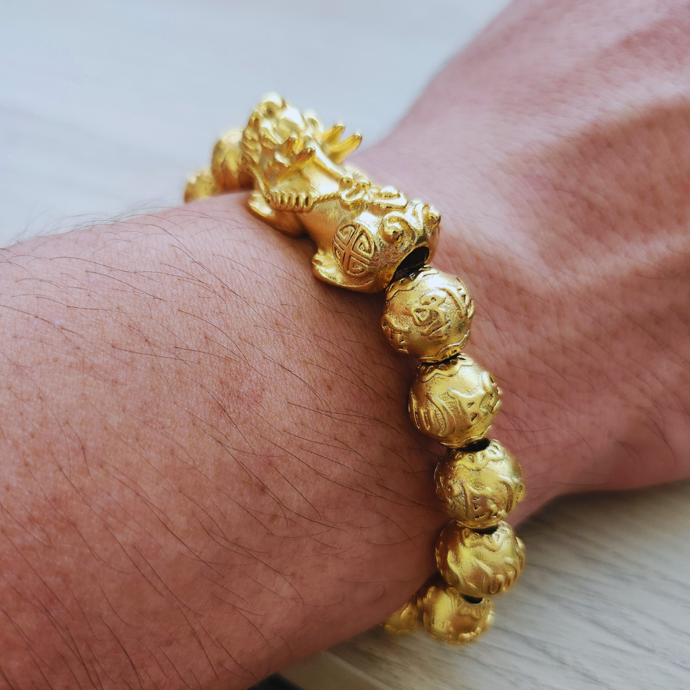 Dragon's Wealth Gold Pixiu Bracelet