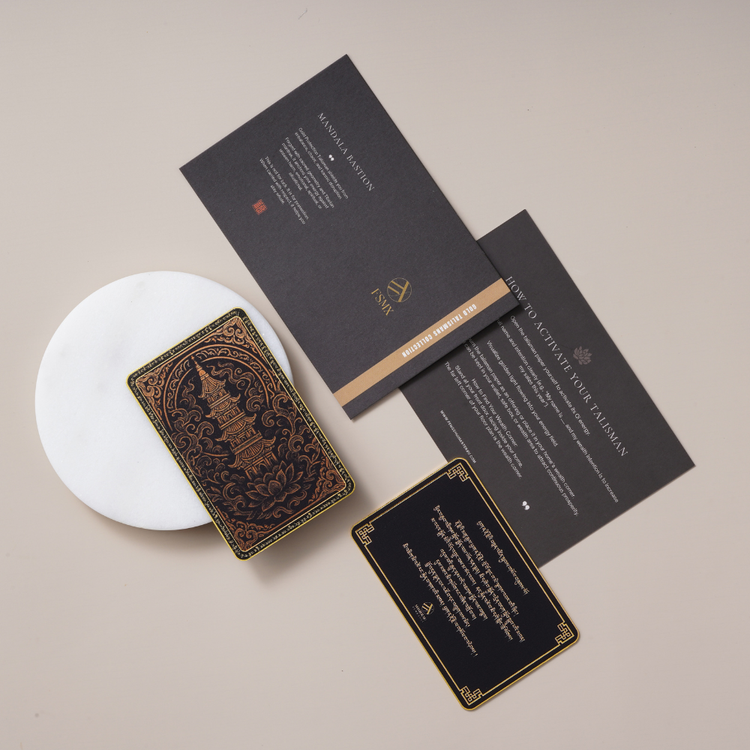 Gold Protection Talisman - Mandala Bastion