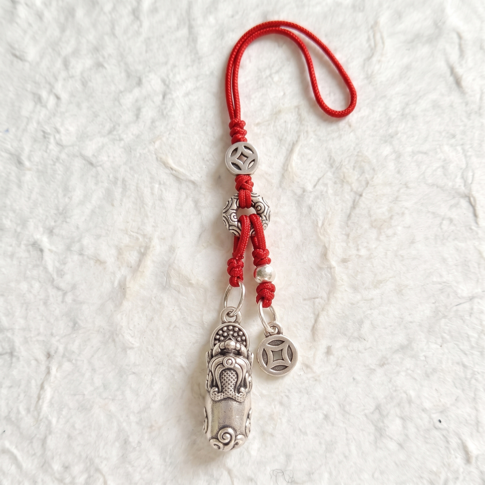 The Silver Mantra Pixiu Charm