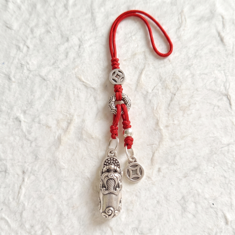 The Silver Mantra Pixiu Charm