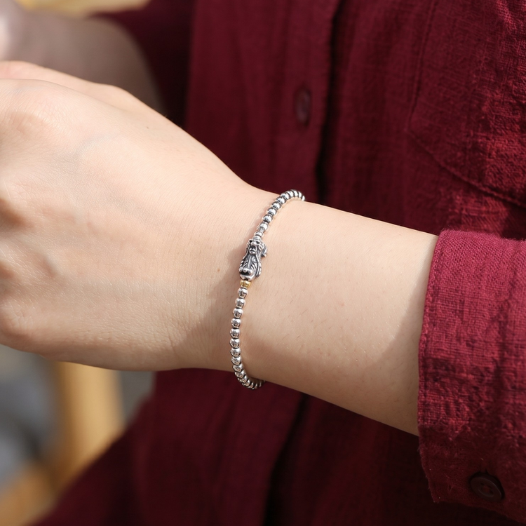 Prestige Dragon Wealth — Empress Gold Pixiu Bracelet
