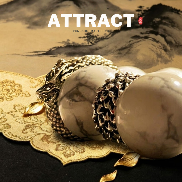 White Howlite "Founder's Dragon"